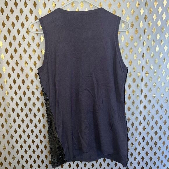 Sequined sweater vest Diane Gilman DG2 size M - Picture 4 of 5